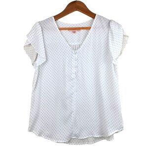 PHILOSOPHY‎ Classic Polka Dot Spring/Summer light weight short sleeve Blouse